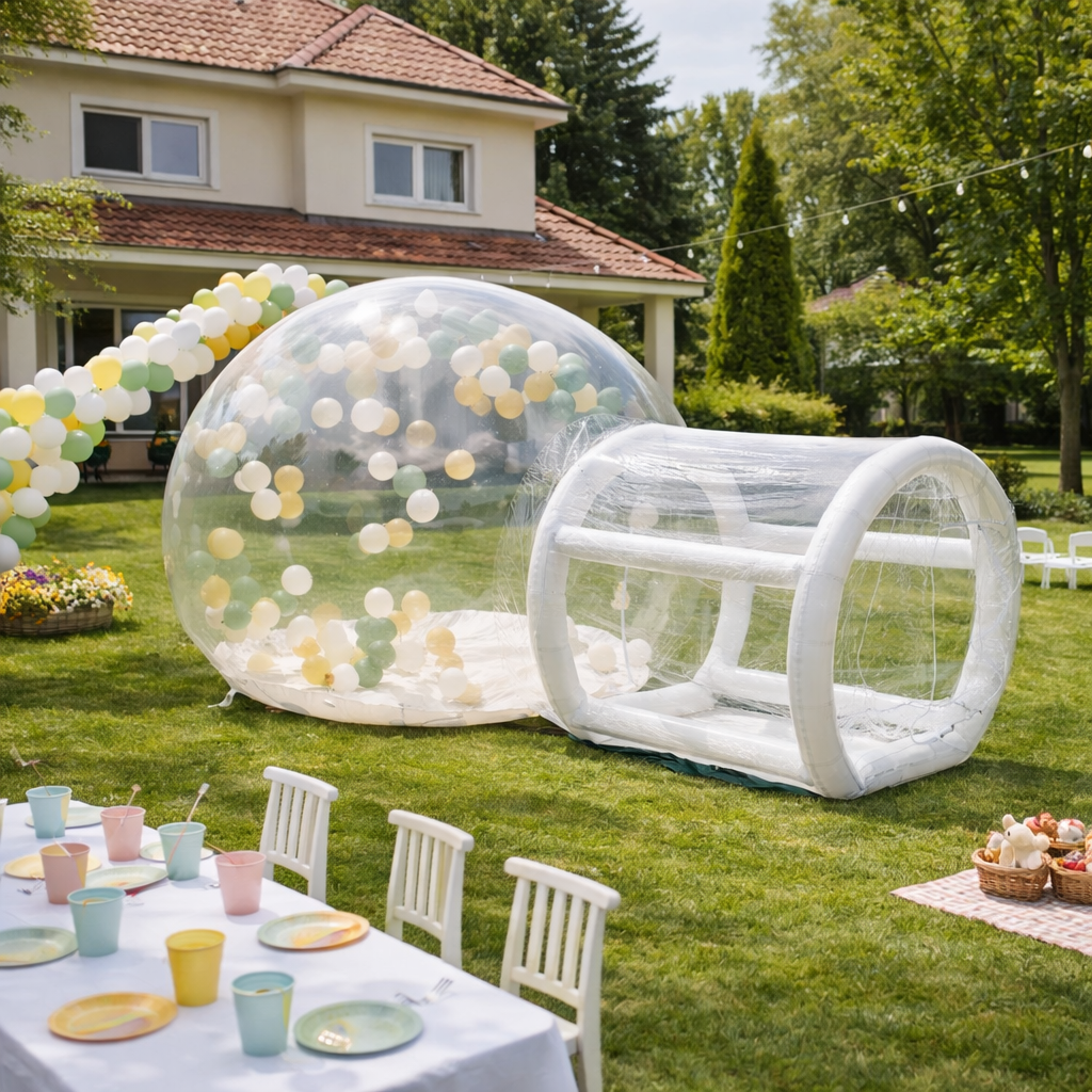 Buborékház (bubble house) bérlés