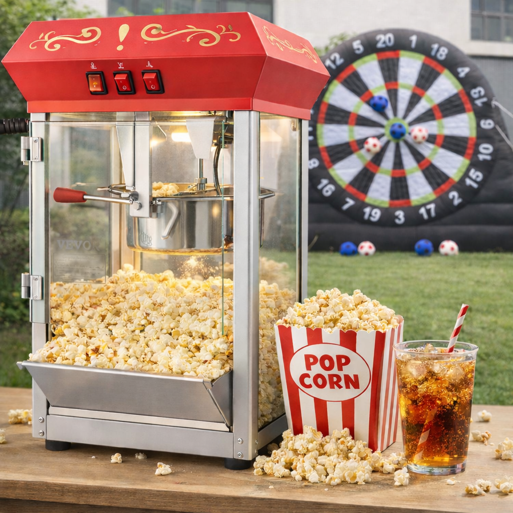 Popcorn gép bérlés alapanyaggal